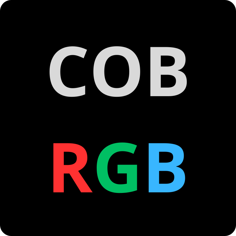COB RGB LED pásky